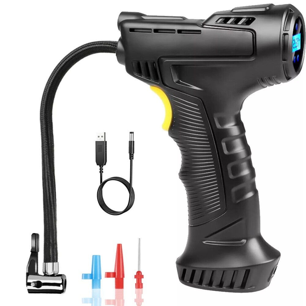 Cordless 12V Tyre Inflator with Digital Preset & LED Light - image 2