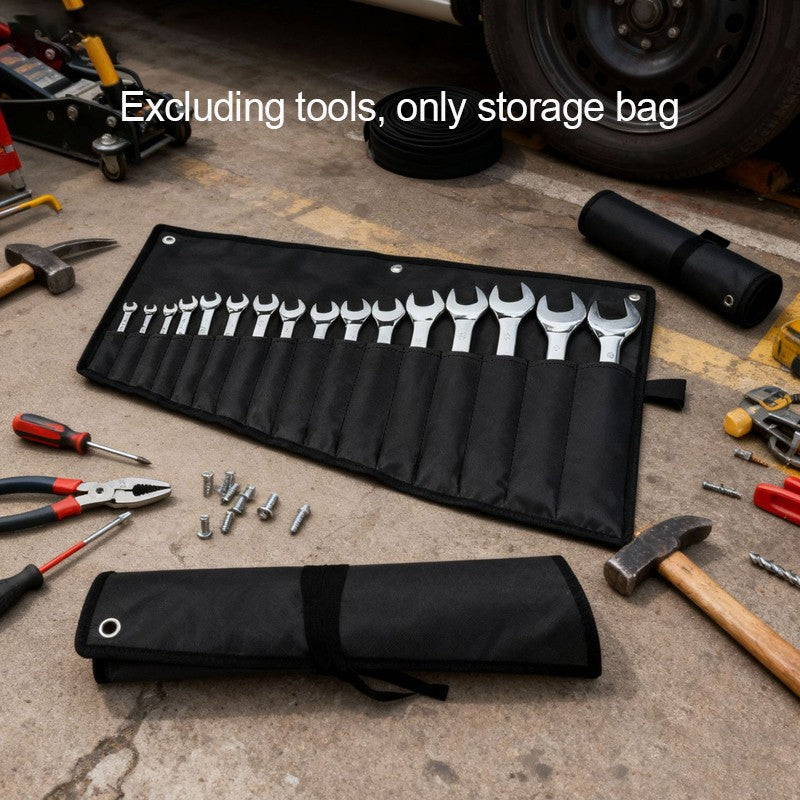 16-Pocket Canvas Tool Roll - image 1