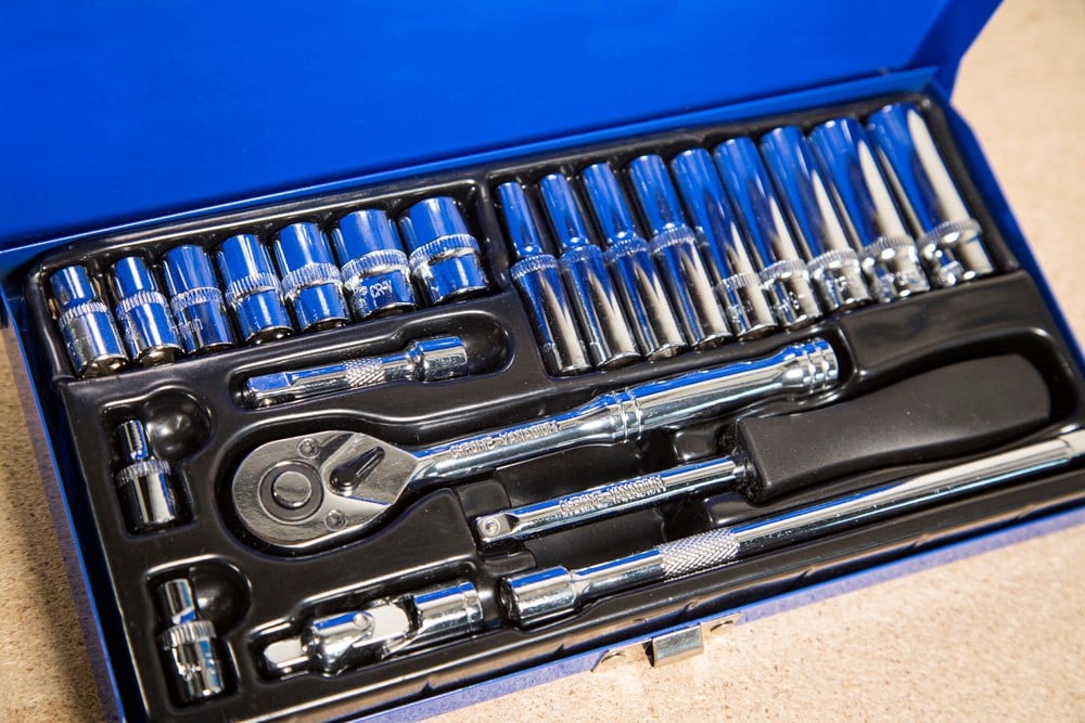 Blue Spot Tools 24-Piece 1/4" Metric Socket Set (4-13mm)