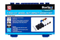 Blue Spot Tools 7-Piece 1/2" Wheel Nut Impact Socket Set (17, 19, 21mm)