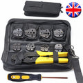 Ratchet Crimping Pliers with Interchangeable Jaws - image 1
