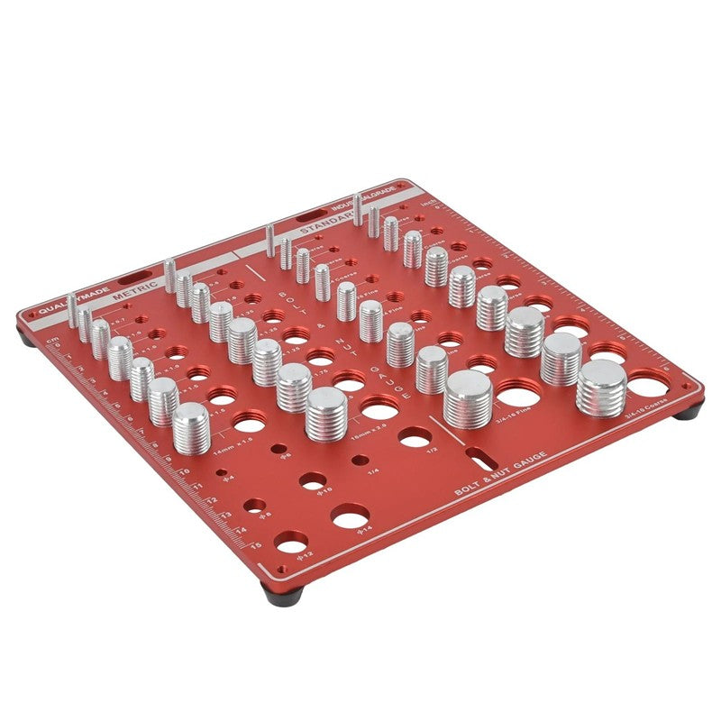 Nut & Bolt Thread Checker, 34 Metric & Imperial Sizes - image 2