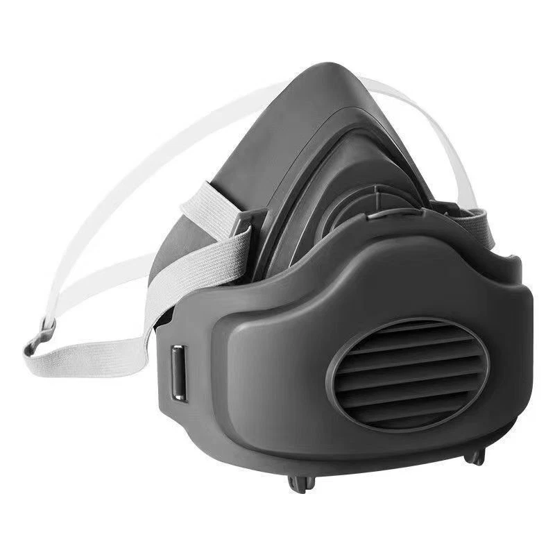 Half face respirator and goggles – photo 5