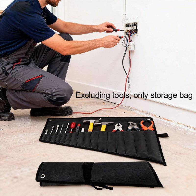 16-Pocket Canvas Tool Roll - image 6