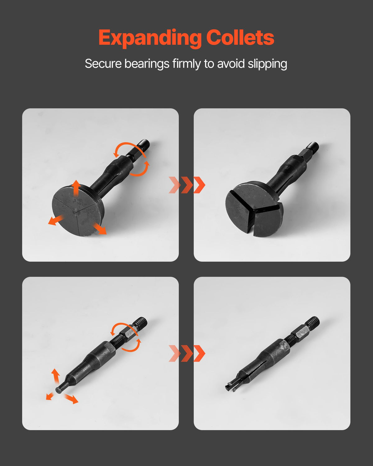 16-Piece Blind Hole Bearing Puller & Slide Hammer Kit - image 3