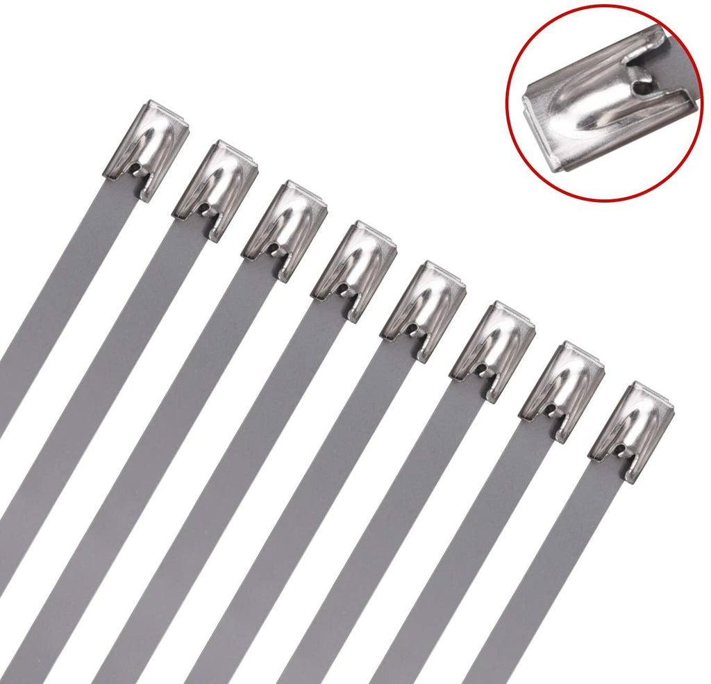 Titanium Exhaust Heat Wrap, 20 m, with 20 Stainless Ties - image 5
