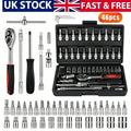 46-Piece 1/4" Drive Socket & Bit Set, 4–14 mm - image 1