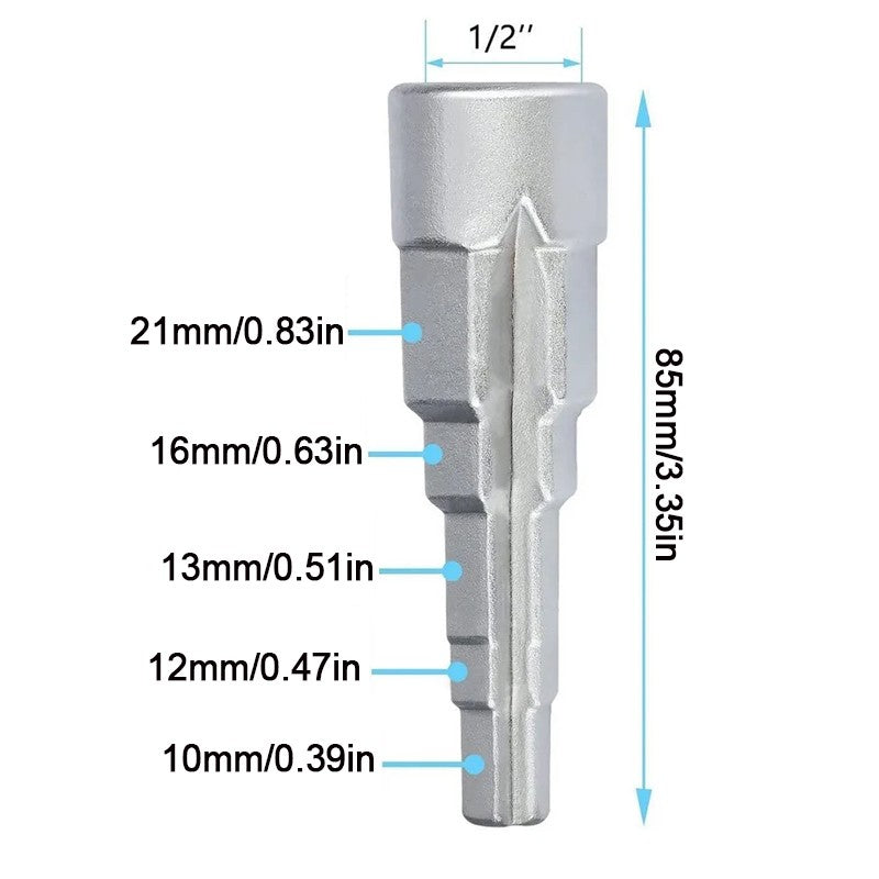 Stepped Radiator Spud Wrench for 1/2" Ratchet - image 5