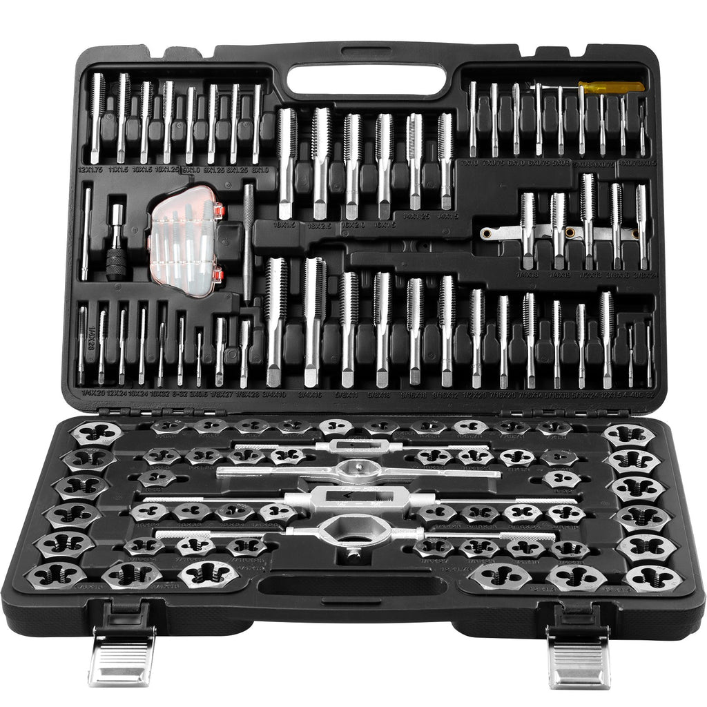 116-Piece Metric & Imperial Tap and Die Set with Case - image 1