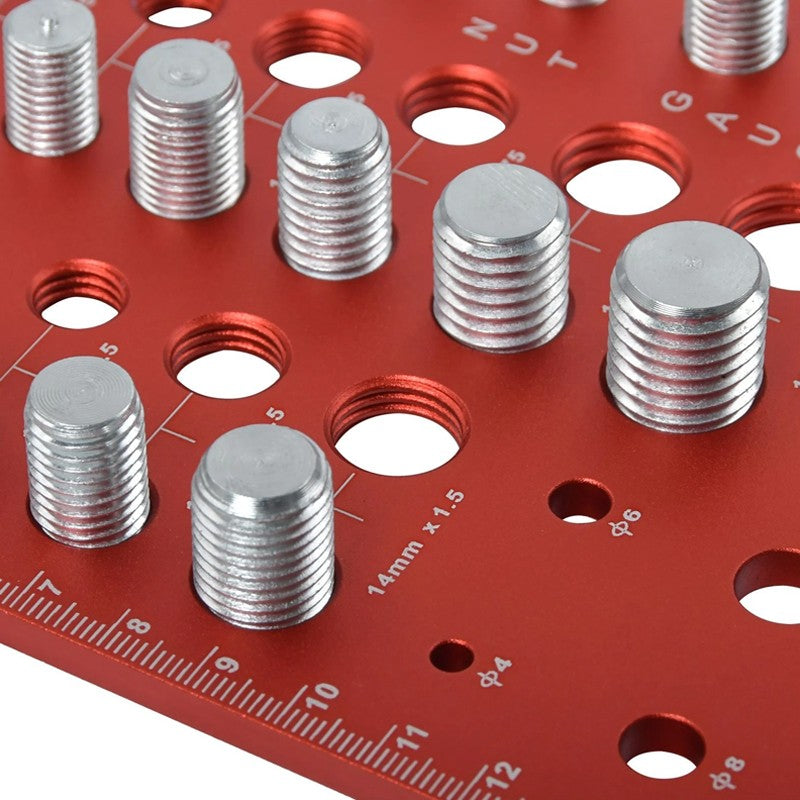 Nut & Bolt Thread Checker, 34 Metric & Imperial Sizes - image 6