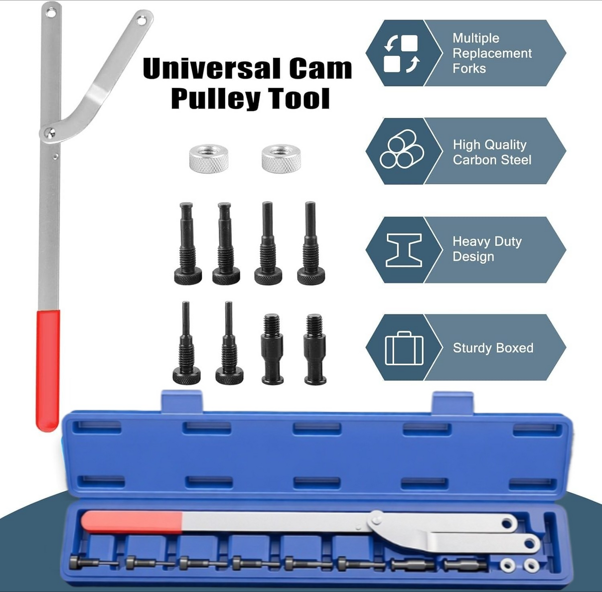 Adjustable Pulley Holding Tool & Fan Clutch Spanner - image 3