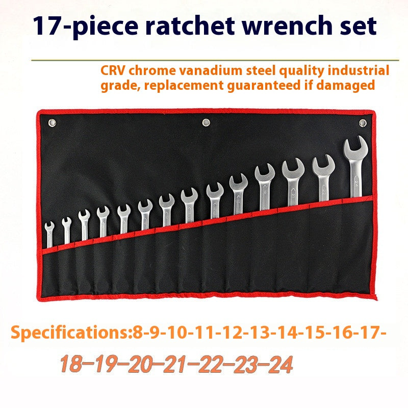 12-piece flexible-head ratchet spanner set – photo 6
