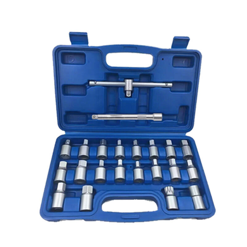 22-Piece 3/8" Drive Sump Plug Key Set - image 1