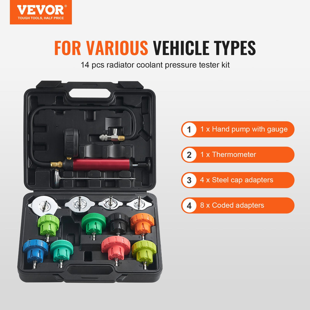 VEVOR coolant pressure tester kit – photo 2