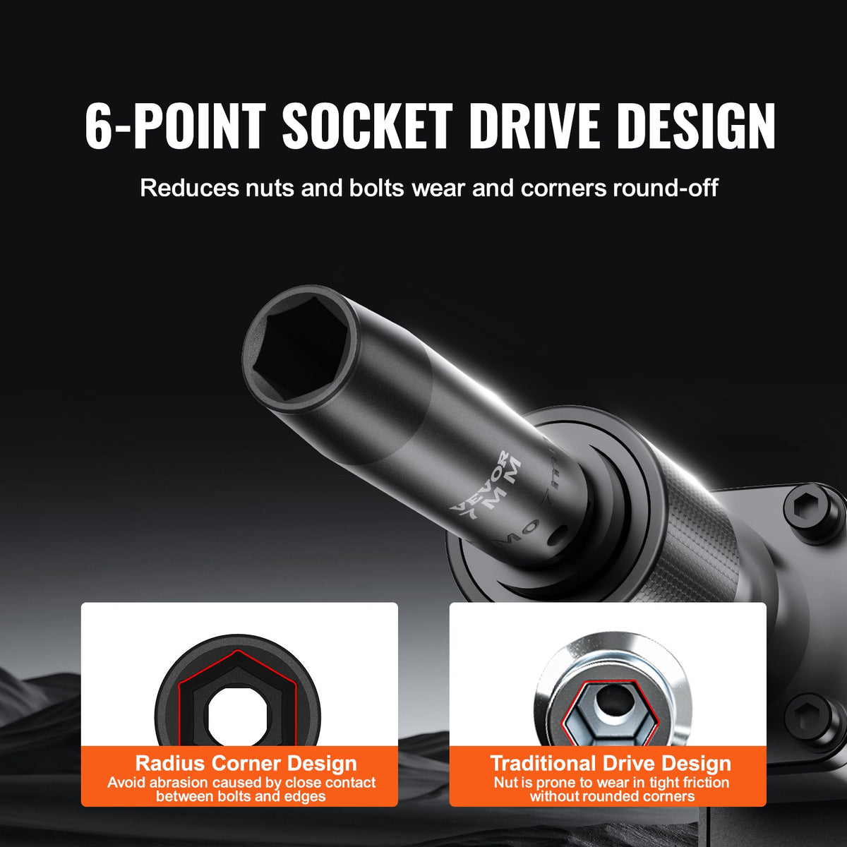 VEVOR deep impact socket set – photo 4