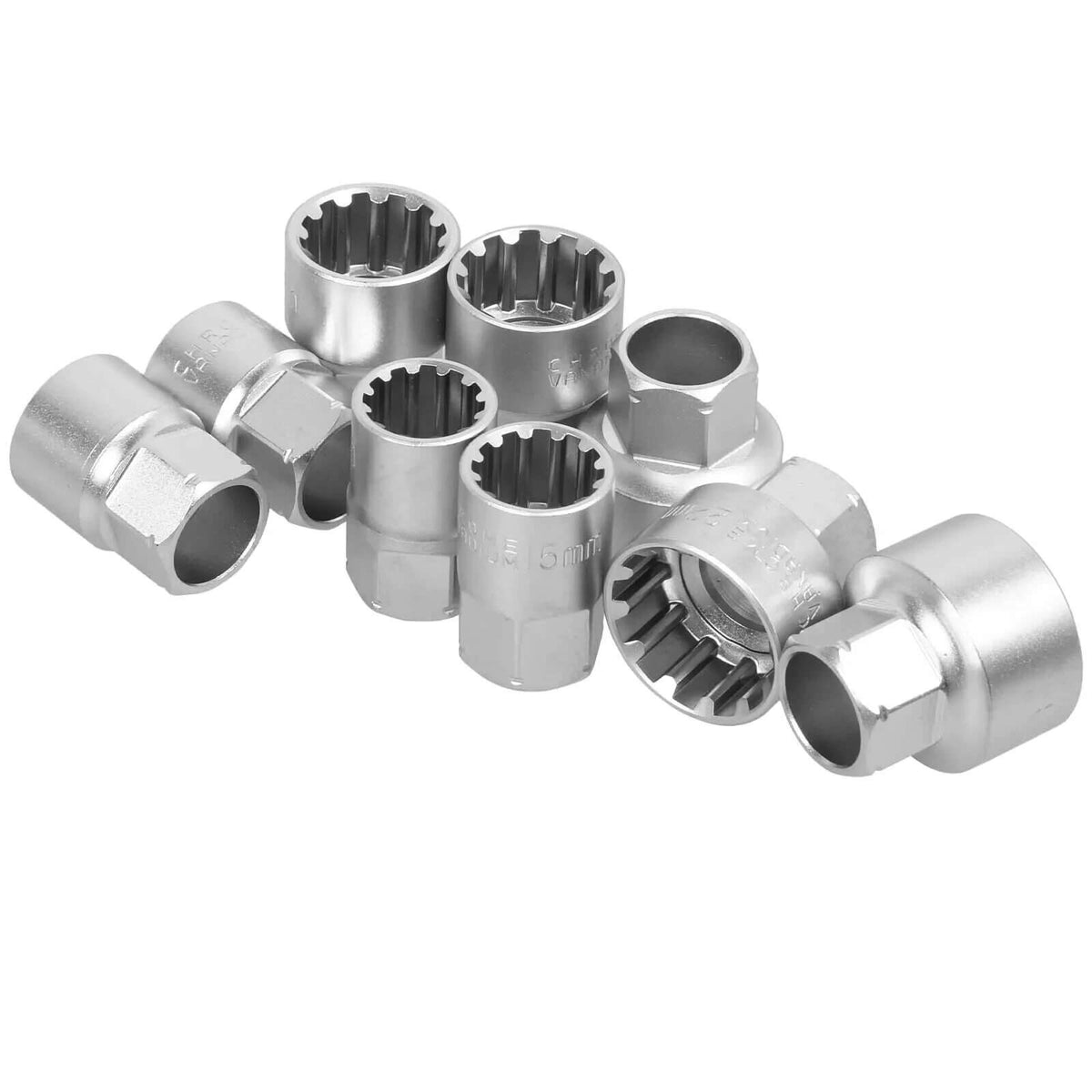 17-Piece Through-Hole Ratchet & Socket Set, 10–24 mm - image 2