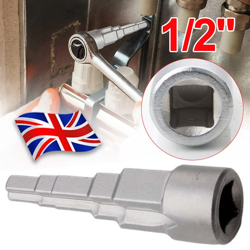 Stepped Radiator Spud Wrench for 1/2" Ratchet - image 1