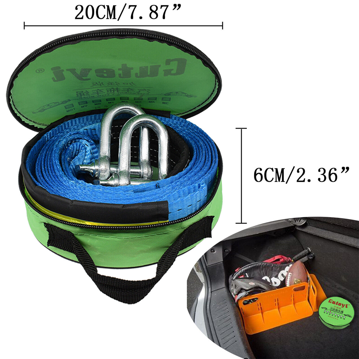 8 tonne tow strap – photo 1