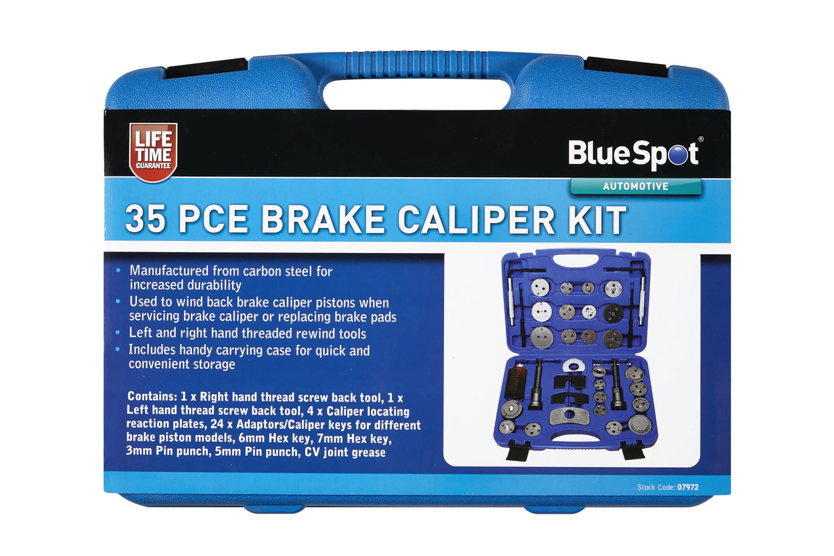 Blue Spot Tools 35-Piece Brake Caliper Kit