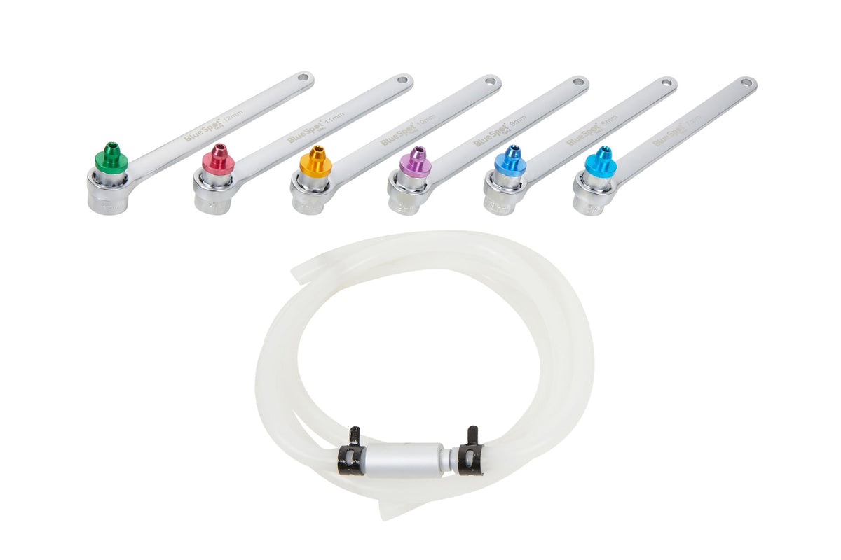 Blue Spot Tools 7-Piece Brake Bleeder Wrench Set (7-12mm)