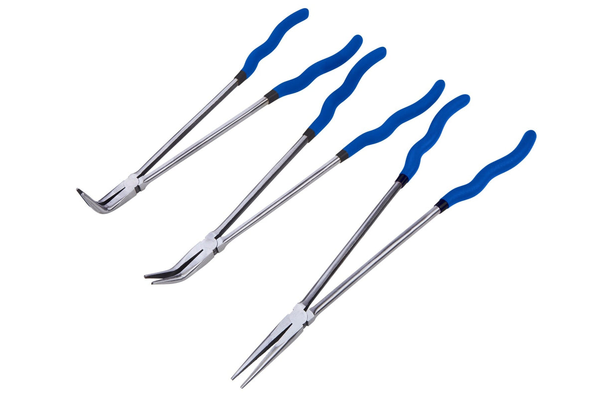 Blue Spot Tools 3-Piece 400mm (16") Long Nose Pliers In Wallet
