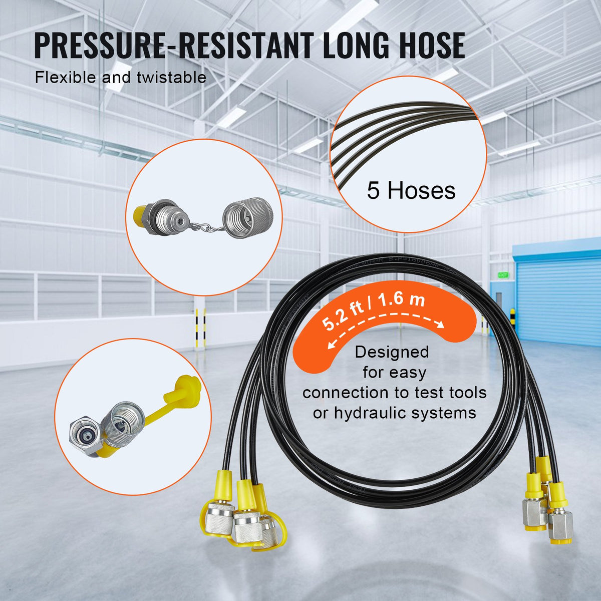 VEVOR hydraulic pressure test kit – photo 5