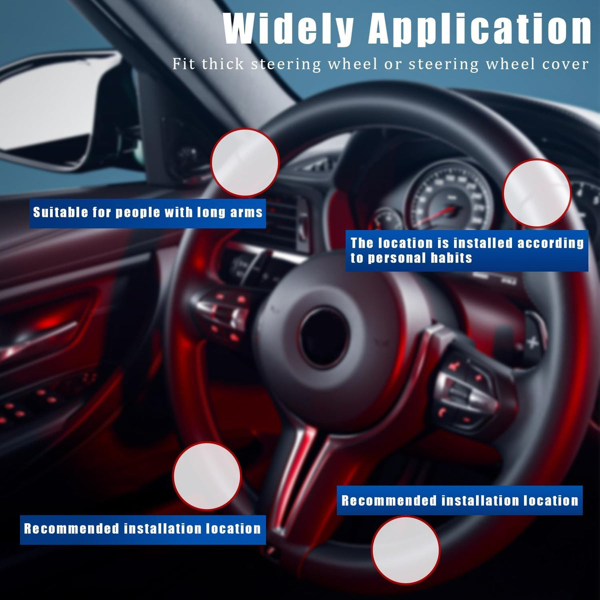 Steering wheel spinner knob – photo 5