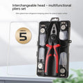 5-in-1 interchangeable head pliers set – photo 1