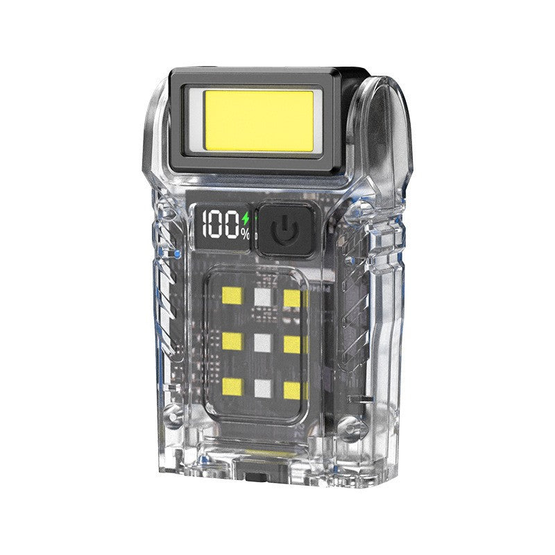 Mini Magnetic Rechargeable Pocket Torch with Clip - image 3