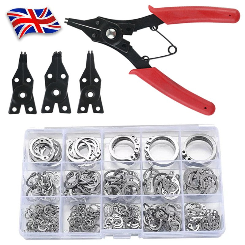 External Circlip Assortment, 8–26 mm, 304 Stainless Steel - image 3