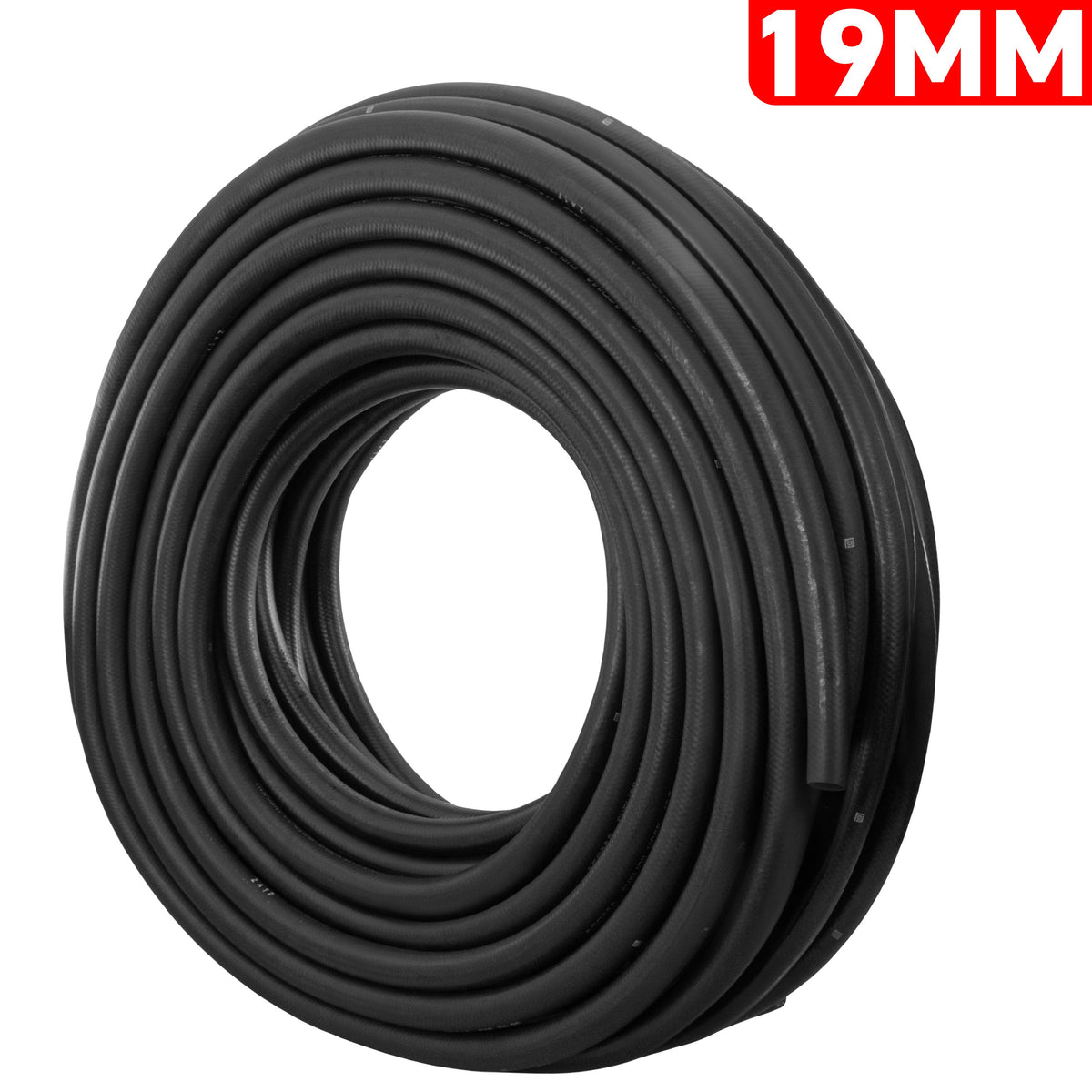 19mm Braided Rubber Fuel Hose, SAE J30 R6