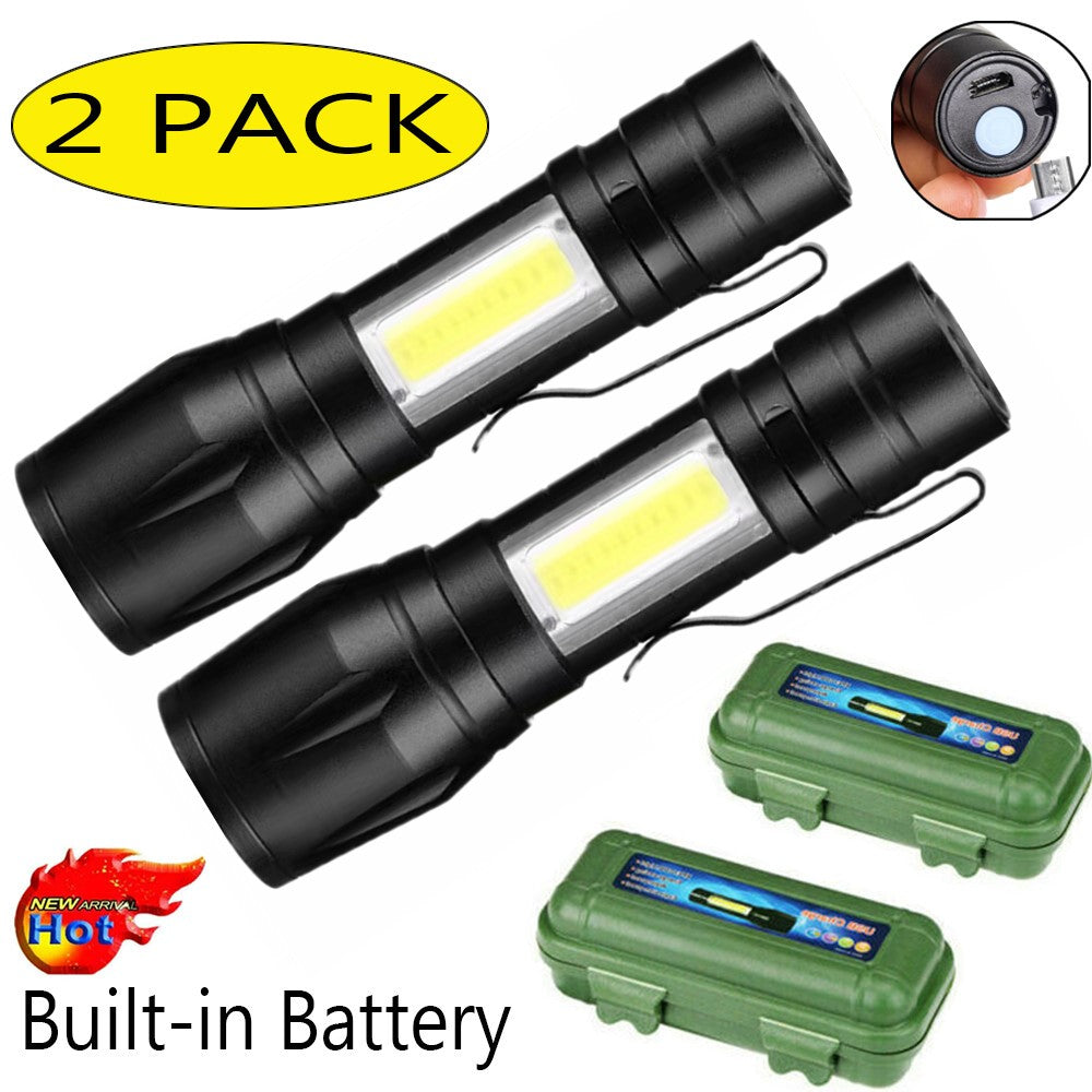 Telescopic Rechargeable COB Pen Light - image 1