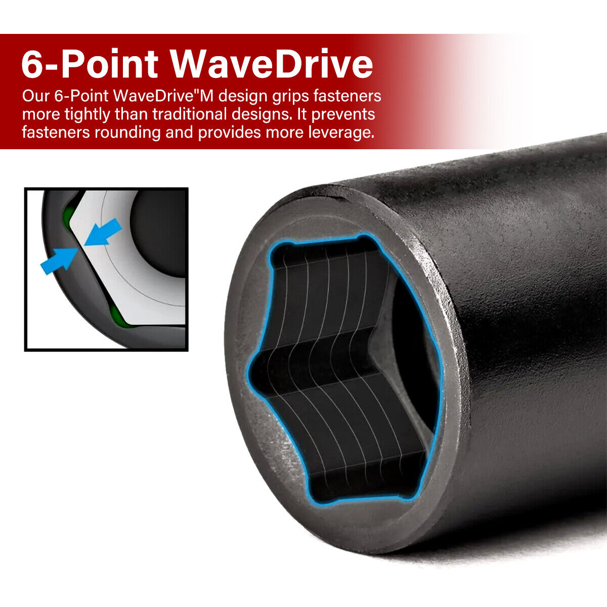 35-Piece 1/2" Drive Deep Impact Socket Set, 8–32 mm - image 2