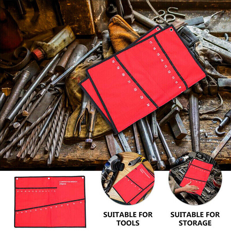 14-Pocket Canvas Tool Roll - image 6