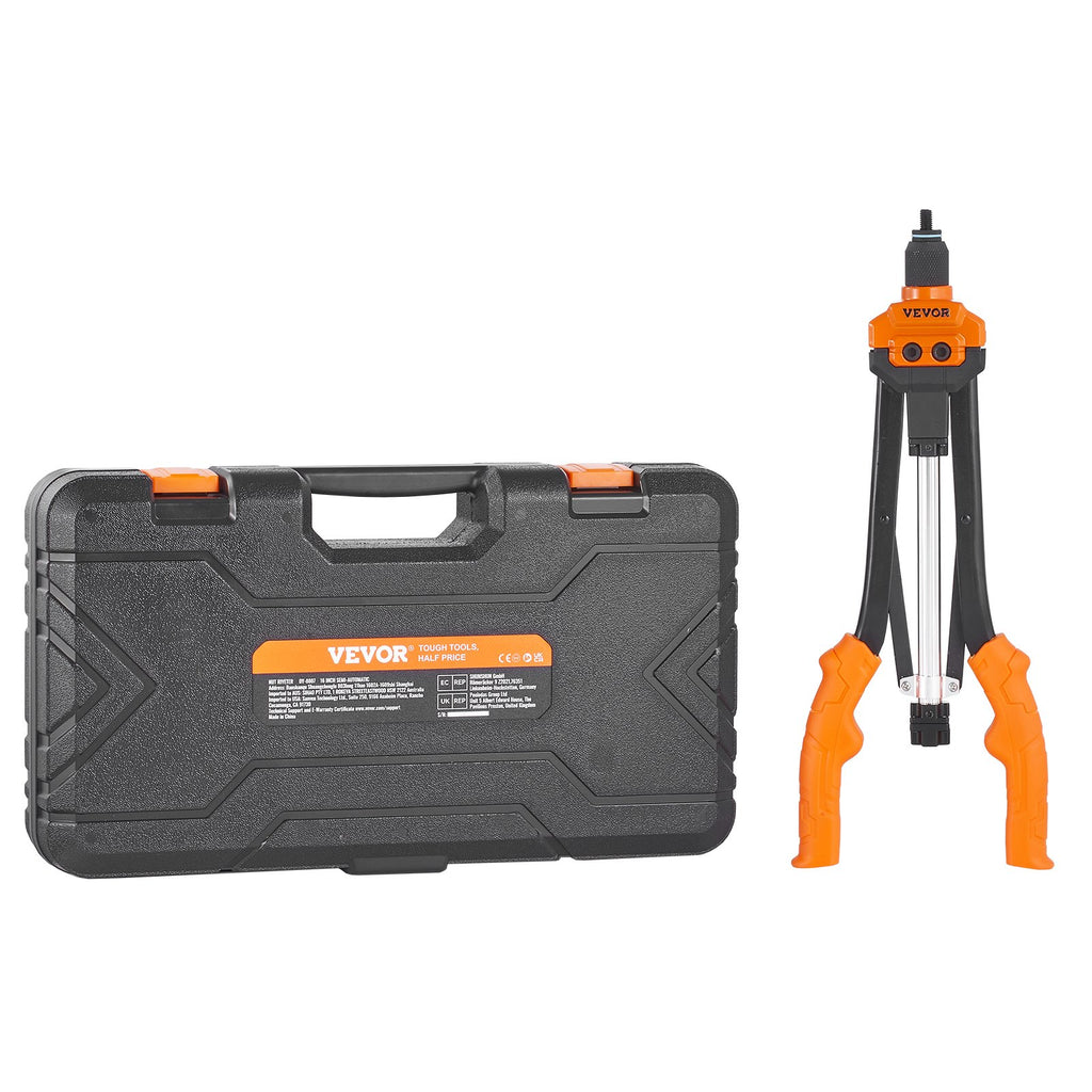Rivet Nut Tool Kit, 40.6 cm, with 13 Mandrels & 186 Rivet Nuts - image 1
