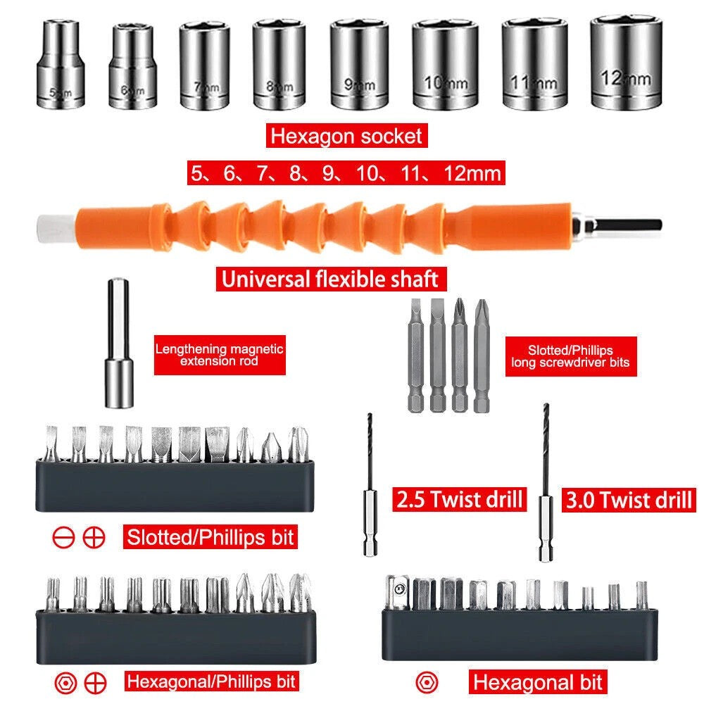 47-piece cordless screwdriver set – photo 4