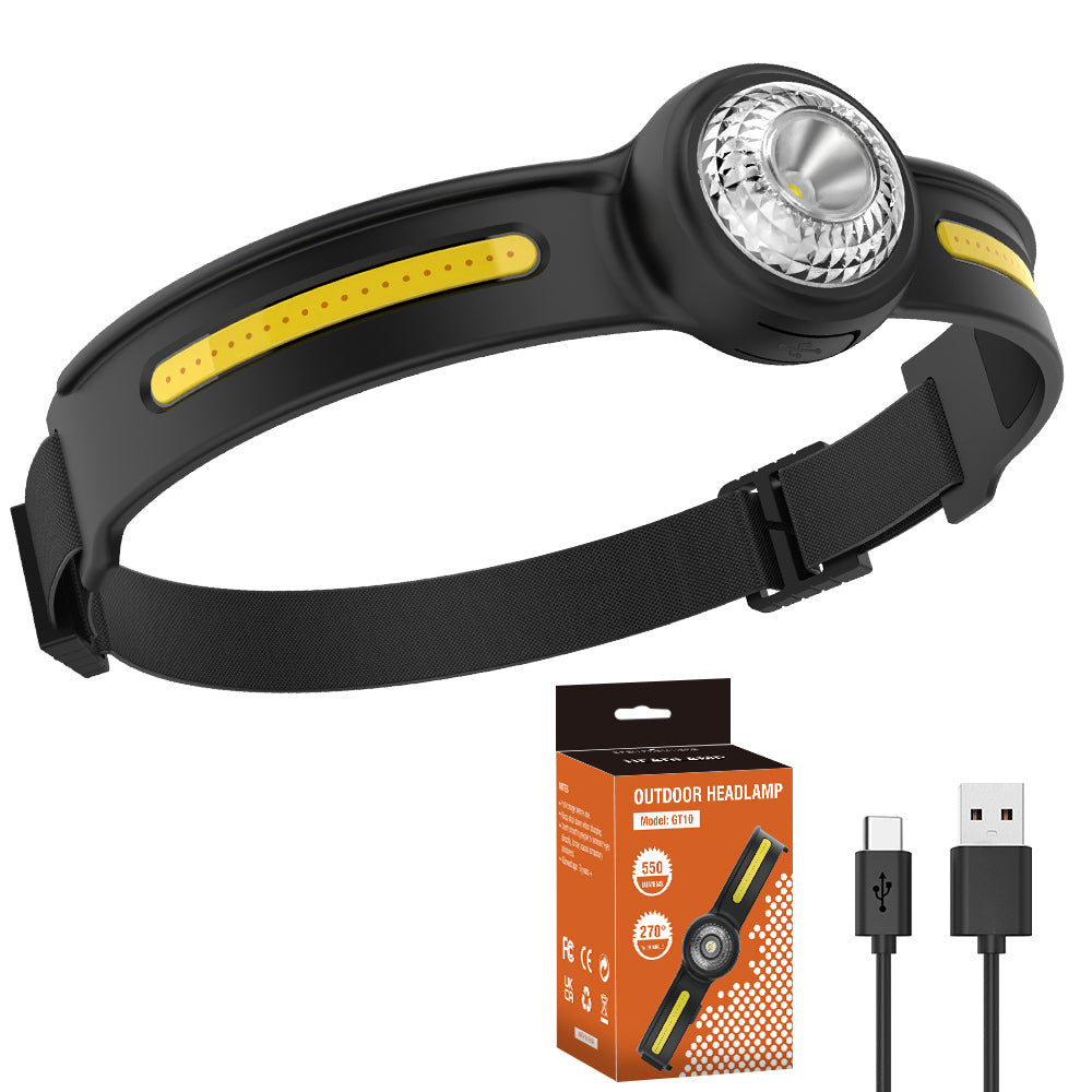 COB LED head torch – photo 1