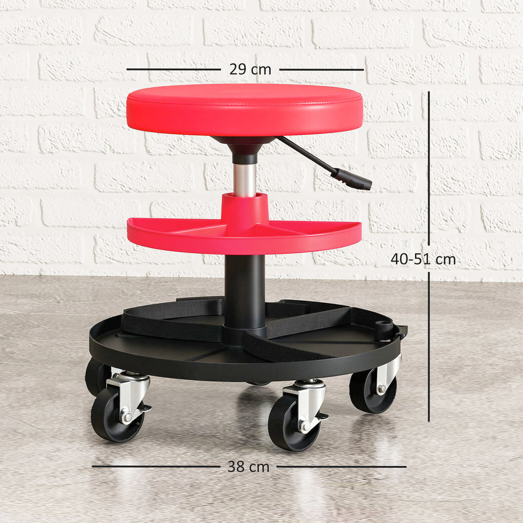 Rolling mechanic stool – photo 3