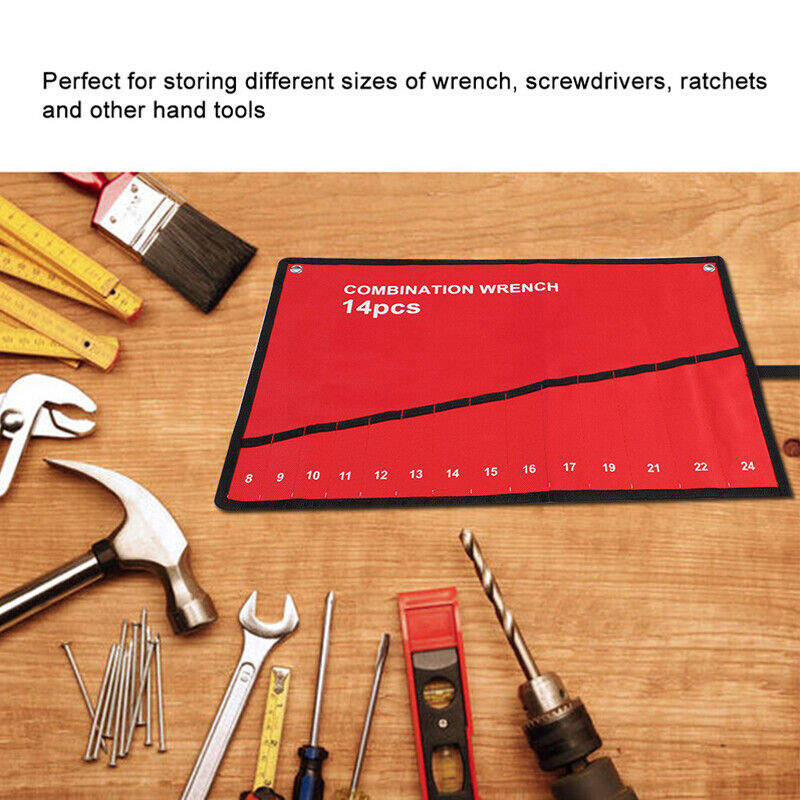 14-Pocket Canvas Tool Roll - image 3