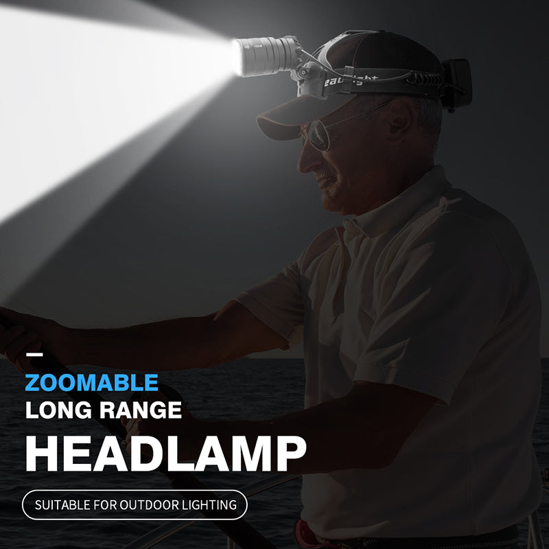 Zoomable LED head torch – photo 4