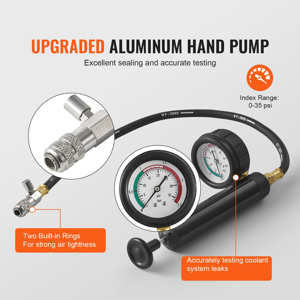 VEVOR radiator pressure tester and refill kit – photo 3